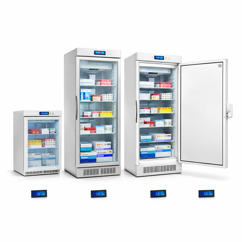 Medical refrigeration products for controlled storage